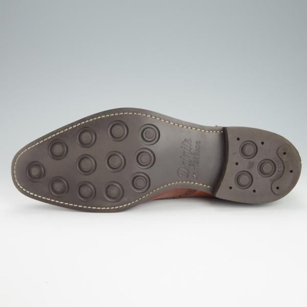 極上★(英)チーニー 8.5F【ダイナイトソール仕様★フルブローグ/3888ラスト】R73ALT/カーフ/コンビ/茶×薄茶/CHEANEY★g170