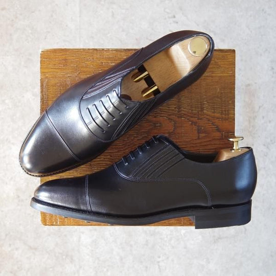 新品★(英)BARKER/バーカー 8.5D【ダイナイトソール仕様★レイジーマン/サイドエラスティック】4534DW10/カーフ/黒/メンズ★g171