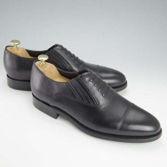 新品★(英)BARKER/バーカー 8.5D【ダイナイトソール仕様★レイジーマン/サイドエラスティック】4534DW10/カーフ/黒/メンズ★g171