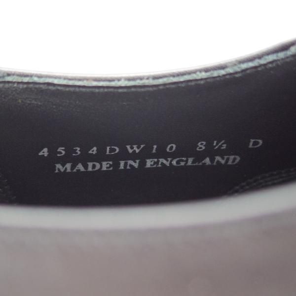 新品★(英)BARKER/バーカー 8.5D【ダイナイトソール仕様★レイジーマン/サイドエラスティック】4534DW10/カーフ/黒/メンズ★g171