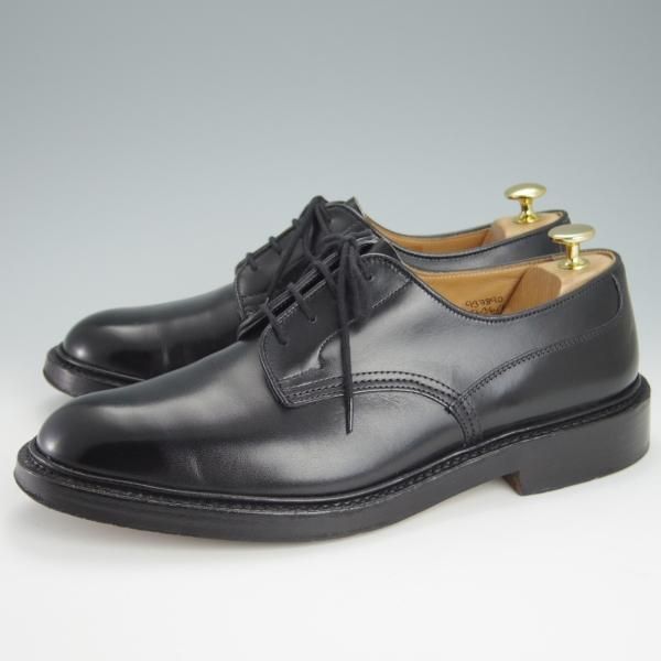 極上★トリッカーズ SIZE 9【定価￥84,700-★プレーントゥ/Woodstock/5636】カントリーシューズ/短靴/カーフ/黒/メンズ/Tricker's★g172