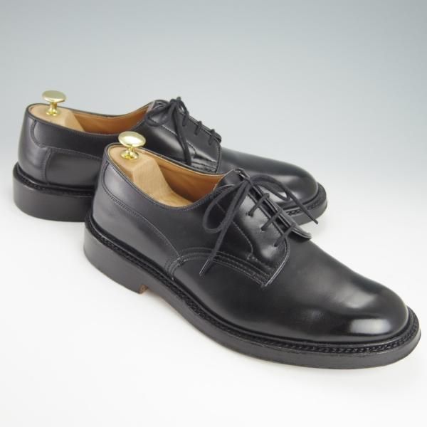 極上★トリッカーズ SIZE 9【定価￥84,700-★プレーントゥ/Woodstock/5636】カントリーシューズ/短靴/カーフ/黒/メンズ/Tricker's★g172