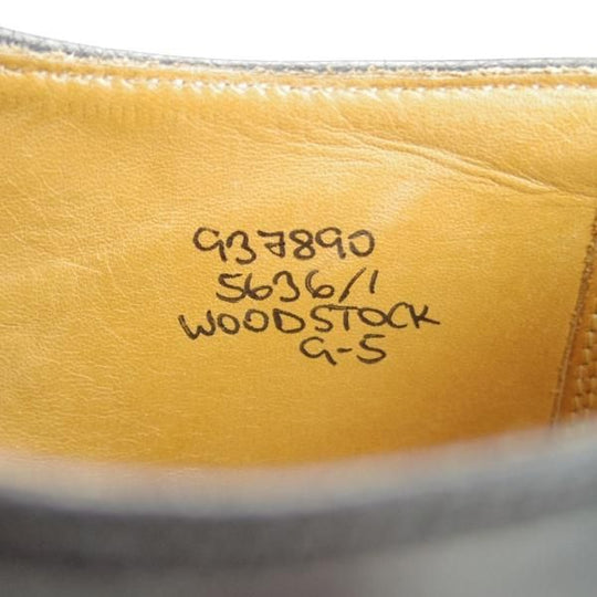 極上★トリッカーズ SIZE 9【定価￥84,700-★プレーントゥ/Woodstock/5636】カントリーシューズ/短靴/カーフ/黒/メンズ/Tricker's★g172