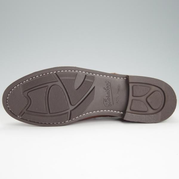 新品★パラブーツ SIZE 6【モデル定価￥77,000-★ドレス仕様シャンボード/CHAMBORD】Uチップ/グレインレザー/茶/メンズ/Paraboot★g173