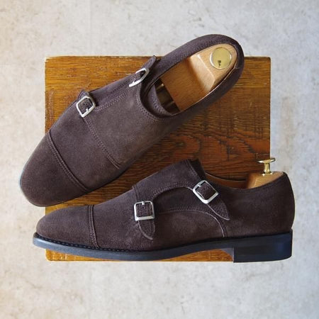 新品★ユニオンインペリアル SIZE 7【定価￥41,800-★撥水なめしスエード/(伊)SCIARADA社】U2007/ダブルモンク/Union Imperial★g174