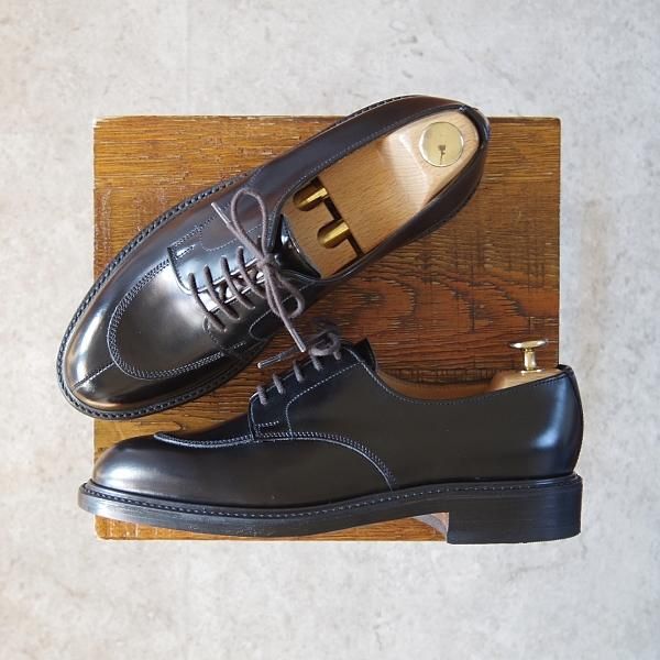 未使用★(英)アルフレッド・サージェント UK6【WESTONロジェ似寄りモデル★Uチップ/黒】サージェント/メンズ/Alfred Sargent★g175