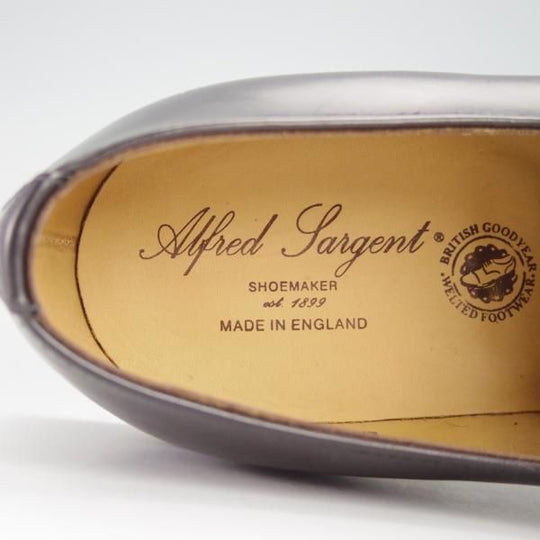 未使用★(英)アルフレッド・サージェント UK6【WESTONロジェ似寄りモデル★Uチップ/黒】サージェント/メンズ/Alfred Sargent★g175
