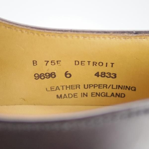 未使用★(英)アルフレッド・サージェント UK6【WESTONロジェ似寄りモデル★Uチップ/黒】サージェント/メンズ/Alfred Sargent★g175