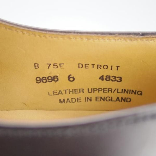 未使用★(英)アルフレッド・サージェント UK6【WESTONロジェ似寄りモデル★Uチップ/黒】サージェント/メンズ/Alfred Sargent★g175