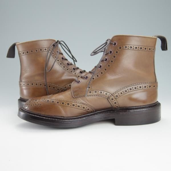 極上★トリッカーズ SIZE 7【定価￥88,000-★MALTON/モールトン】M2508/カントリーブーツ/カーフ/茶/メンズ/Tricker's★g176
