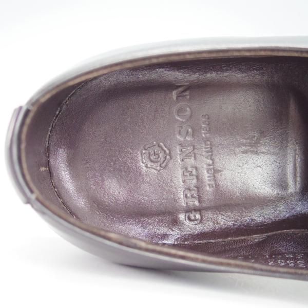 極上★(英)グレンソン 7.5E【定価￥74,800-★MACCLESFIELD/クォーターブローグ】カーフ/黒/メンズ/GRENSON★g201