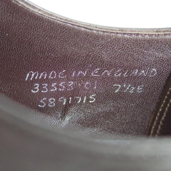 極上★(英)グレンソン 7.5E【定価￥74,800-★MACCLESFIELD/クォーターブローグ】カーフ/黒/メンズ/GRENSON★g201