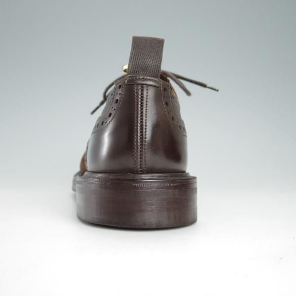 極美品★トリッカーズ SIZE 9【ダイナイトソール仕様★M7369/セミブローグ】カントリーシューズ/短靴/マルチ/濃茶/Tricker's★g203