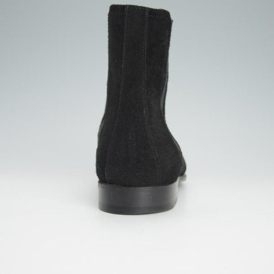 美品★(伊製)HERMES/エルメス(レディース) SIZE 36.5【★サイドゴアブーツ/スエード】黒★g206