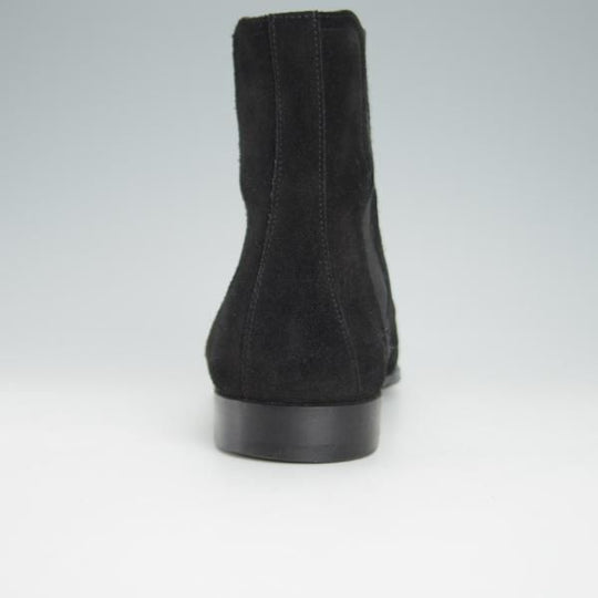 美品★(伊製)HERMES/エルメス(レディース) SIZE 36.5【★サイドゴアブーツ/スエード】黒★g206