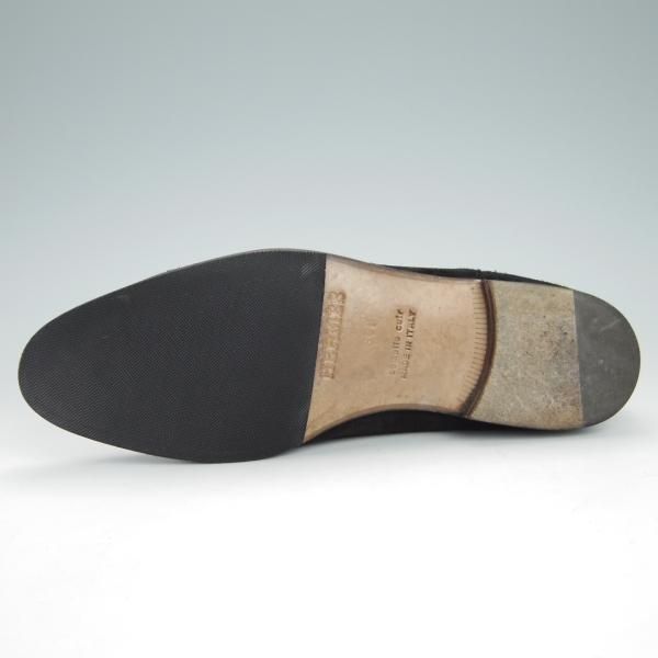 美品★(伊製)HERMES/エルメス(レディース) SIZE 36.5【★サイドゴアブーツ/スエード】黒★g206
