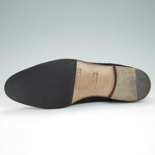 美品★(伊製)HERMES/エルメス(レディース) SIZE 36.5【★サイドゴアブーツ/スエード】黒★g206