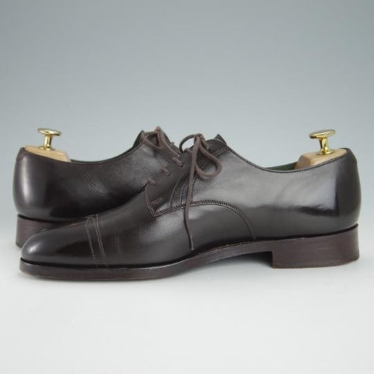 極上★トリッカーズ SIZE 7【貴重★ドレスライン/エスプレッソバーニッシュ/M7640】ダービーシューズ/カーフ/濃茶/Tricker's★g207