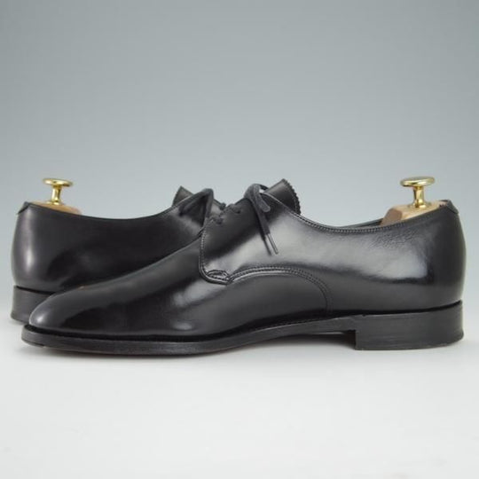 極上★トリッカーズ SIZE 7.5【貴重★ドレスライン/プレーントゥ】カーフ/黒/メンズ/Tricker's★g208