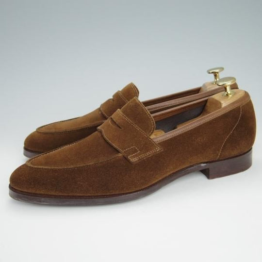 極上★クロケット&ジョーンズ 6.5E【ハンドグレードライン★CADOGAN/カドガン】363ラスト/コインローファー/茶/Crockett&Jones★g209