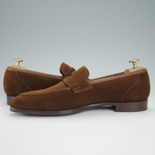 極上★クロケット&ジョーンズ 6.5E【ハンドグレードライン★CADOGAN/カドガン】363ラスト/コインローファー/茶/Crockett&Jones★g209