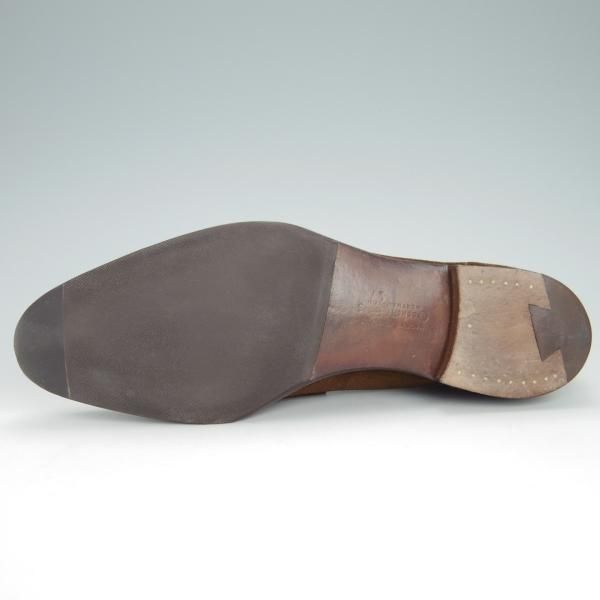 極上★クロケット&ジョーンズ 6.5E【ハンドグレードライン★CADOGAN/カドガン】363ラスト/コインローファー/茶/Crockett&Jones★g209