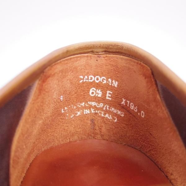 極上★クロケット&ジョーンズ 6.5E【ハンドグレードライン★CADOGAN/カドガン】363ラスト/コインローファー/茶/Crockett&Jones★g209