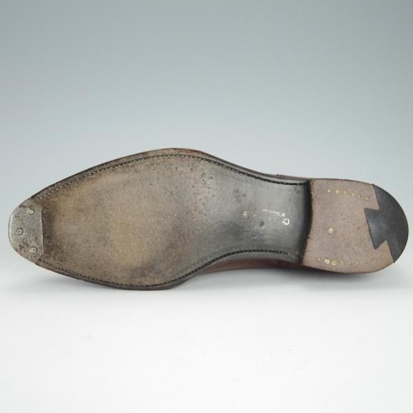 極上★クロケット&ジョーンズ 6E【貴重★360ラスト/トレーディングポスト別注/MAIDWELL】セミブローグ/カーフ/茶/Crockett&Jones★g210