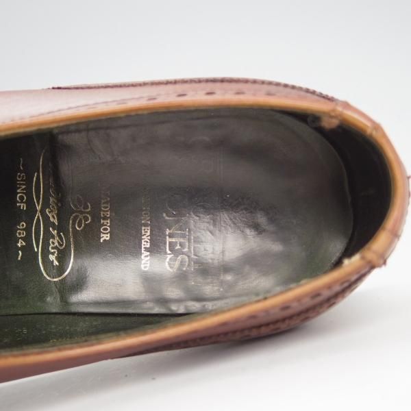 極上★クロケット&ジョーンズ 6E【貴重★360ラスト/トレーディングポスト別注/MAIDWELL】セミブローグ/カーフ/茶/Crockett&Jones★g210