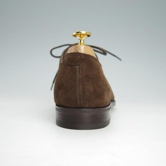 新品★ジョンロブ 6.5E【モデル定価￥280,800-★WELDON/8695ラスト】Vフロント/プレーントゥ/スエード/濃茶/メンズ/JOHN LOBB★g211