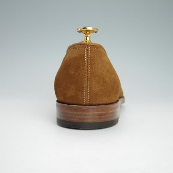 新品★ジョンロブ 6.5E【定価￥236,500-★AMBLE/4098ラスト】ローファー/スリッポン/スエード/茶/JOHN LOBB★g212