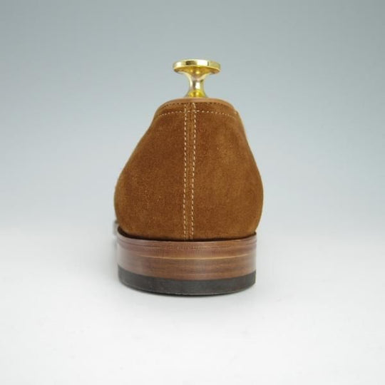 新品★ジョンロブ 6.5E【定価￥236,500-★AMBLE/4098ラスト】ローファー/スリッポン/スエード/茶/JOHN LOBB★g212