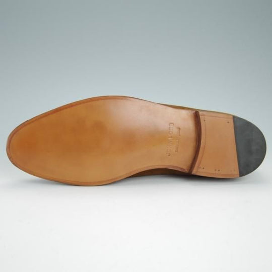 新品★ジョンロブ 6.5E【定価￥236,500-★AMBLE/4098ラスト】ローファー/スリッポン/スエード/茶/JOHN LOBB★g212