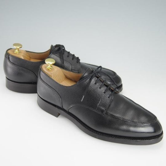 美品★クロケット&ジョーンズ 8E【定価￥93,500-★ダイナイトソール仕様/DURHAM 3】375ラスト/Uチップ/黒/メンズ/Crockett&Jones★g213