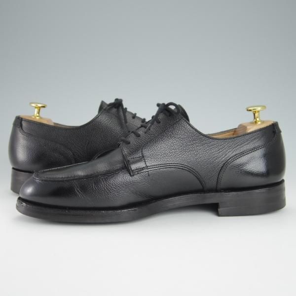 美品★クロケット&ジョーンズ 8E【定価￥93,500-★ダイナイトソール仕様/DURHAM 3】375ラスト/Uチップ/黒/メンズ/Crockett&Jones★g213