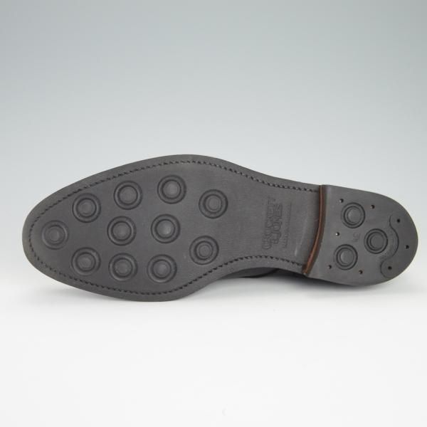 美品★クロケット&ジョーンズ 8E【定価￥93,500-★ダイナイトソール仕様/DURHAM 3】375ラスト/Uチップ/黒/メンズ/Crockett&Jones★g213