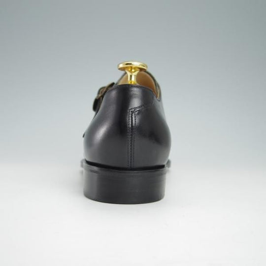 未使用★(東欧)VASS/ヴァーシュ SIZE 39【貴重★Uラスト/ロベルト・ウゴリーニ/OLD ENGLISH】モンクストラップ/カーフ/黒★g215