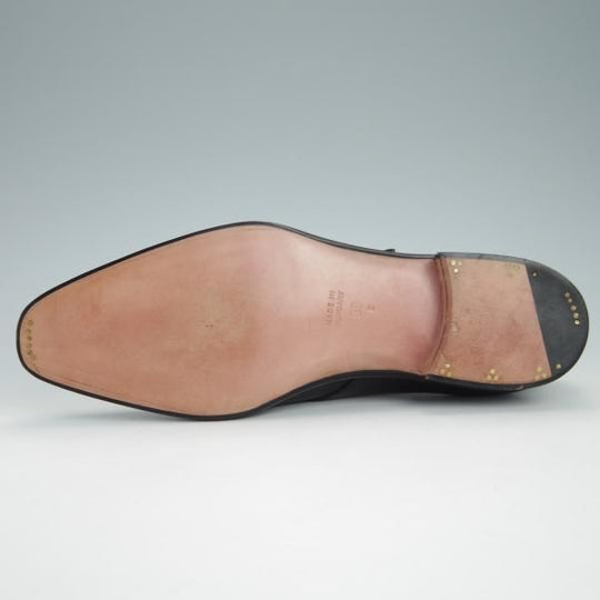 未使用★(東欧)VASS/ヴァーシュ SIZE 39【貴重★Uラスト/ロベルト・ウゴリーニ/OLD ENGLISH】モンクストラップ/カーフ/黒★g215