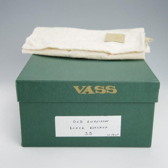 未使用★(東欧)VASS/ヴァーシュ SIZE 39【貴重★Uラスト/ロベルト・ウゴリーニ/OLD ENGLISH】モンクストラップ/カーフ/黒★g215