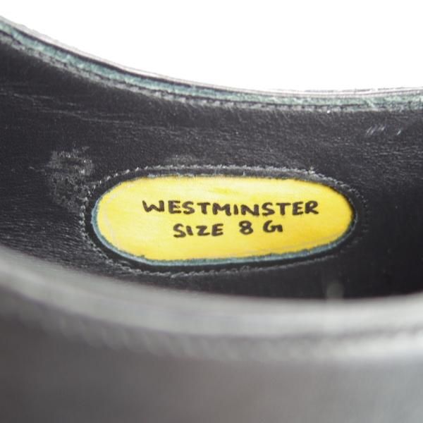 ほぼ試着程度★(英)Wild Smith/ワイルドスミス 8G【★WESTMINSTER/ウェストミンスター】ストレートチップ/カーフ/黒/メンズ★g216