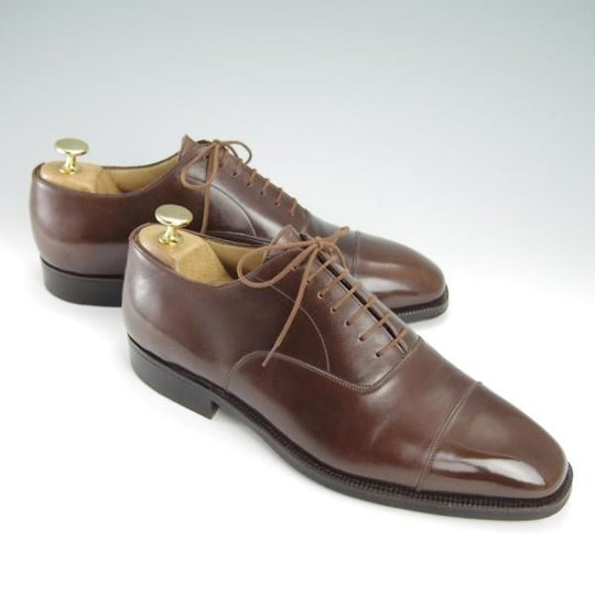 極上★(伊)エンツォ・ボナフェ SIZE 41【ビームス別注★ハンドソーンウェルテッド製法/九分仕立て】茶/BEAMS/Enzo Bonafe★g217