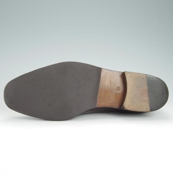 極上★(伊)エンツォ・ボナフェ SIZE 41【ビームス別注★ハンドソーンウェルテッド製法/九分仕立て】茶/BEAMS/Enzo Bonafe★g217