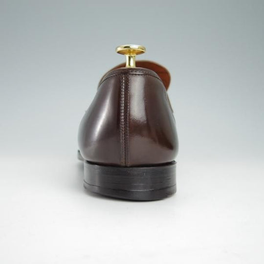 極上★クロケット&ジョーンズ 9.5E【コードバン仕様★茶/ダークブラウン/(英)ジョージ・クレバリー別注】GEORGE/Crockett&Jones★g218