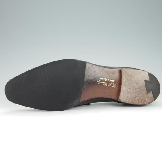 極上★クロケット&ジョーンズ 9.5E【コードバン仕様★茶/ダークブラウン/(英)ジョージ・クレバリー別注】GEORGE/Crockett&Jones★g218