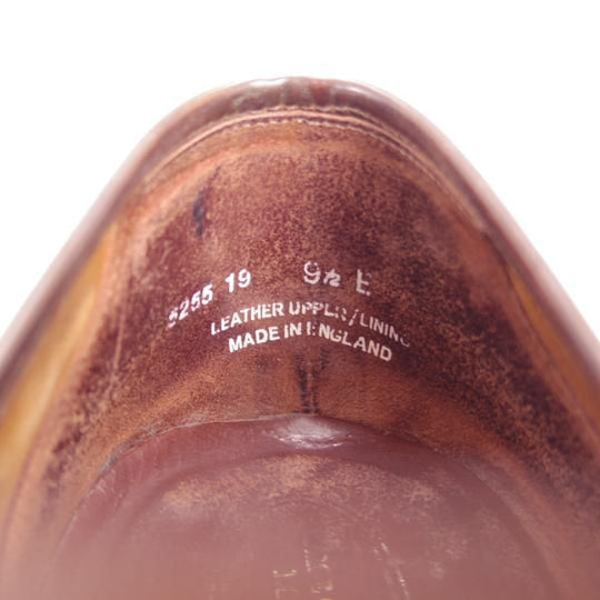 極上★クロケット&ジョーンズ 9.5E【コードバン仕様★茶/ダークブラウン/(英)ジョージ・クレバリー別注】GEORGE/Crockett&Jones★g218