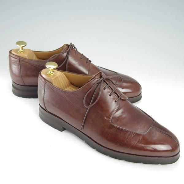 極上★(仏)ベルルッティ SIZE 7.5【★ヴェネチアレザー/Uチップ】濃茶/メンズ/Berluti★g219