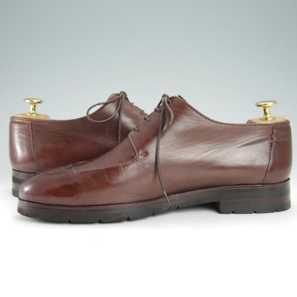 極上★(仏)ベルルッティ SIZE 7.5【★ヴェネチアレザー/Uチップ】濃茶/メンズ/Berluti★g219