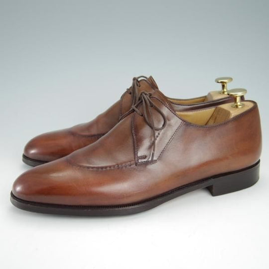 極上★(仏)ベルルッティ SIZE 8【シャドウステッチ仕様★ヴェネチアレザー】ダービーシューズ/茶/メンズ/Berluti★g220