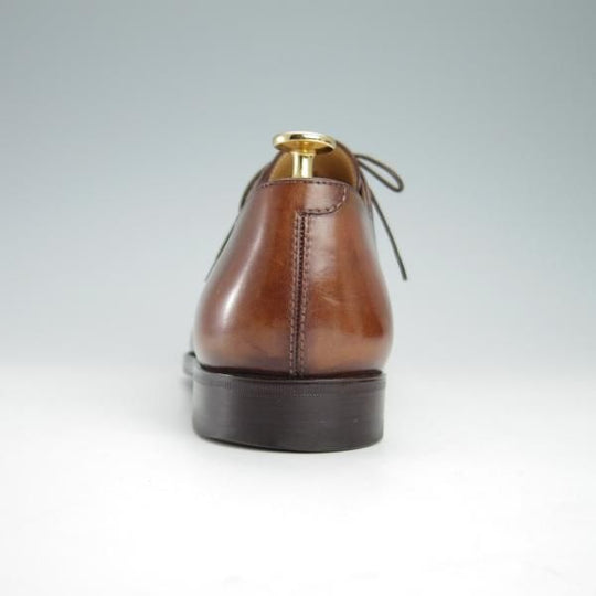 極上★(仏)ベルルッティ SIZE 8【シャドウステッチ仕様★ヴェネチアレザー】ダービーシューズ/茶/メンズ/Berluti★g220