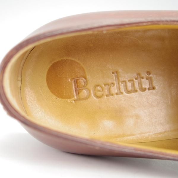 極上☆(仏)ベルルッティ SIZE 8【シャドウステッチ仕様☆ヴェネチア